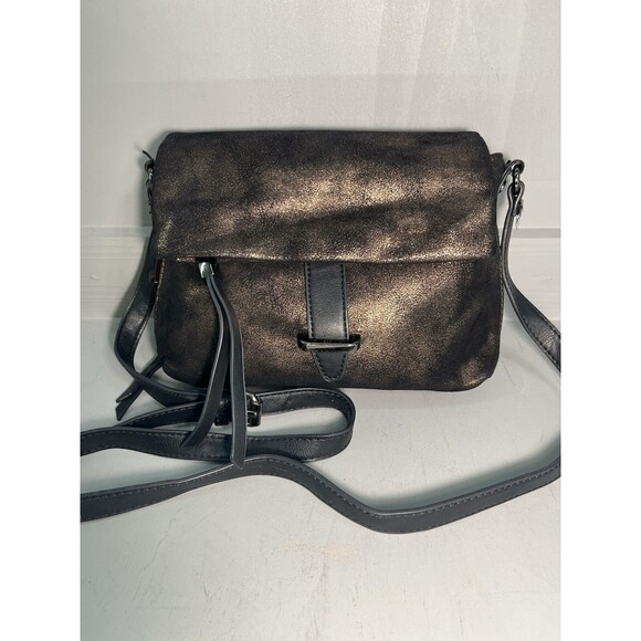 Women’s Youmi K Brown Expandable Crossbody Shoulder Handbag - Picture 1 of 8